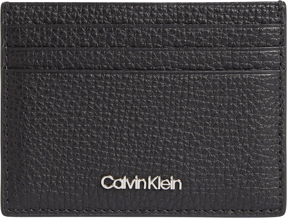 Calvin Klein MINIMALISM CARDHOLDER 6CC Portefeuille pour homme, Noir (Ck Black), OS Portefeuille pour homme Naty Shop Default Title