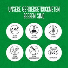 Fraises lyophilisées Super Garden | Fruits lyophilisés délicieux et 100% purs | Fraises entières séchées pour des collations saines ou des pâtisseries | Fraises lyophilisées 19g Produits déshydratés Naty Shop