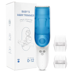 CARER SPARK Tondeuse à cheveux pour enfants, tondeuse à cheveux silencieuse à adsorption sous vide pour enfants IPX7 rechargeable avec 2 peignes de guidage Tondeuse professionnelle sûre pour enfants - Bain et soins de la peau Naty Shop Titre par défaut
