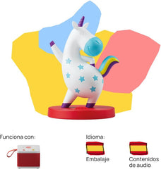 FFL30001 - La licorne heureuse - Chansons - Jouet, contenu éducatif, pour filles et garçons à partir de 0 ans, multicolore Bebe Toys Naty Shop