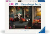 Ravensburger Puzzle 12000782 - Vaca în cadă - Puzzle de 1000 de piese pentru adulți și copii de la 14 ani, Puzzle Naty Shop Titlu implicit