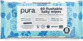 Șervețele umede ecologice de unică folosință pentru bebeluși, pentru pielea sensibilă a bebelușilor, 70 de șervețele (1 pachet), 99% apă, 100% fără plastic, pentru pielea sensibilă, predispusă la eczeme, nou-născuți, biodegradabile, vegane