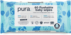 Lingettes jetables écologiques pour peau sensible de bébé, 70 lingettes (1 paquet) 99 % d'eau, 100 % sans plastique, pour peaux sensibles sujettes à l'eczéma, nouveau-né, biodégradables, végétaliennes