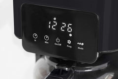 Machine à expresso CASO Coffee Taste and Style avec filtre permanent, 1,5 l, température d'infusion optimale 92-96 °C, système anti-goutte, tête d'infusion optimisée, acier inoxydable, 12 tasses