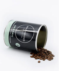 Boabe de cafea organice Marabans. Cutie de 250 g. ORIGINE: Honduras. Cafea 100% prăjită natural.