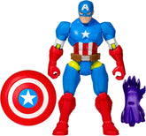 Mixmashers Marvel Captain America Avengers Mix-And-Match Action Figure & Accesorii Action figures Naty Shop Căpitanul America