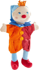 HABA Marionnette Kasper – A partir de 18 mois, Lavable à 30°C, Idéale pour marionnettes et jeux de rôle, théâtre de marionnettes – 2011866001