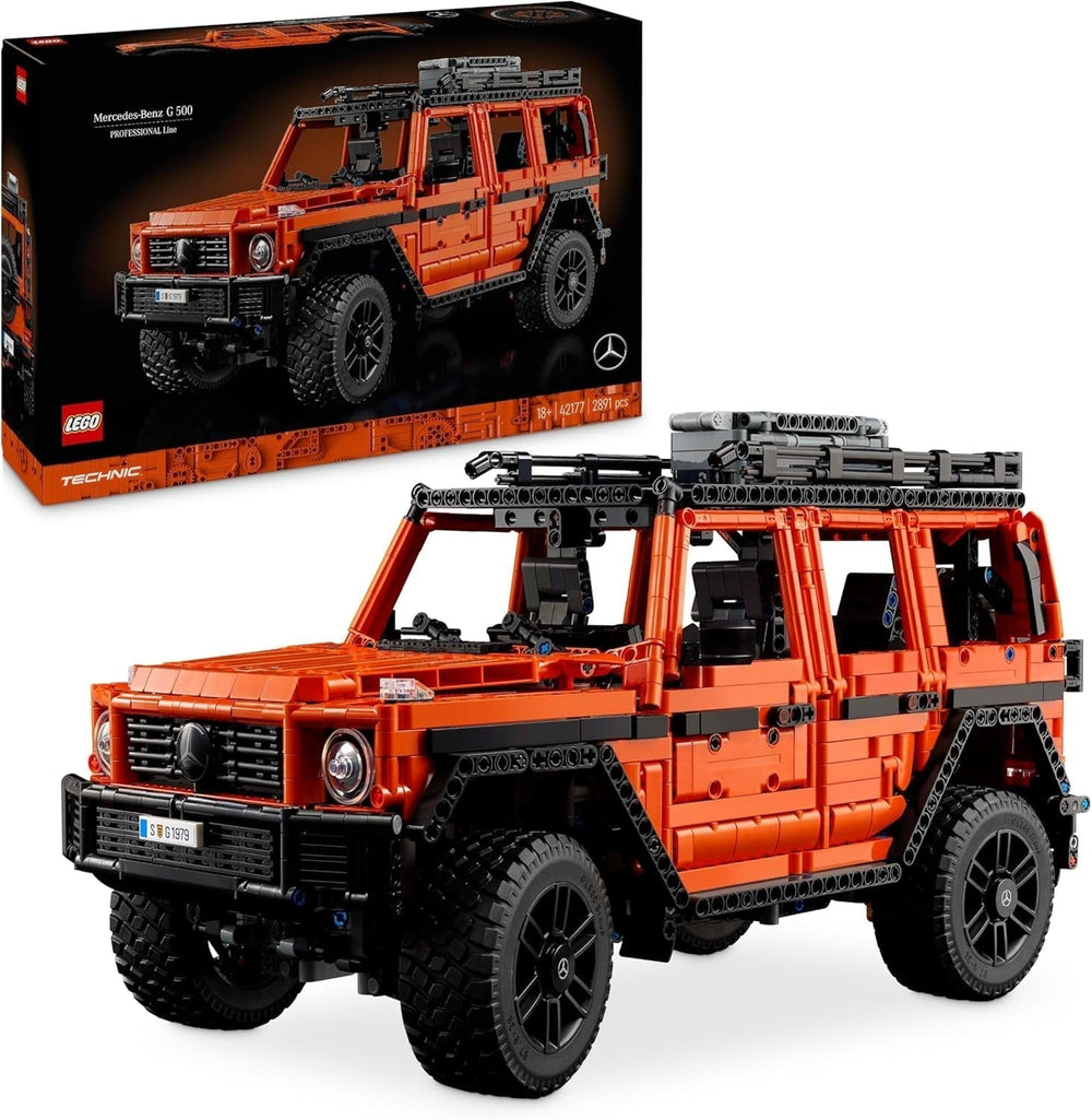 LEGO Technic Mercedes-Benz G 500 Professional Line Kit de construction de modèle de voiture de classe G Cadeau adulte Ensemble de véhicule tout-terrain de luxe Voiture jouet de collection Mercedes 42177 Ensembles de construction Besuche den LEGO-Store Default Title