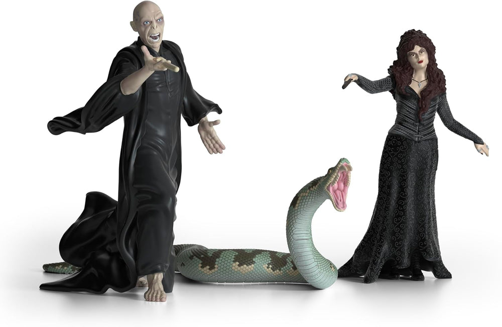 Schleich 42684 Lord Voldemort, Nagini & Bellatrix Lestrange, Dès 6 ans, HARRY POTTER - figurine de jeu, 21 X 16 X 18 cm Figurines Naty Shop Titre par défaut