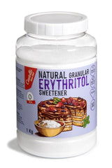 Natürliches Erythrit - Kristallzucker | 10G = 7G Zucker | Ingrédients naturels - 0 calories - 0 indice glycémique - Keto et Paleo - 0 netto-khlenhydrate - Kein GVO - Castello depuis 1907-1Kg édulcorants Naty Shop 1 Kg (1Er Pack)