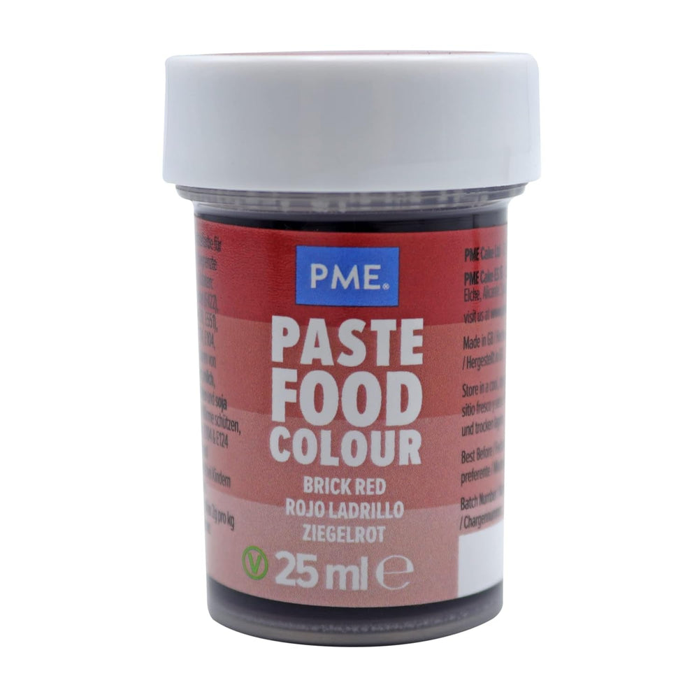 Pâte colorante pâtisserie - Rouge brique (25g)