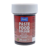 Pâte colorante pâtisserie - Rouge brique (25g)