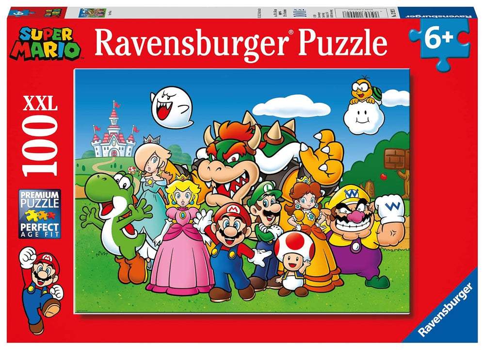 Puzzle pour enfants 100 pièces XXL - Nintendo Super Mario Fun Puzzle Naty Shop Single Single