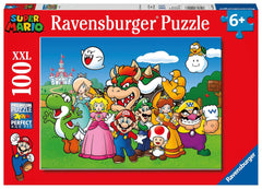 Puzzle pour enfants 100 pièces XXL - Nintendo Super Mario Fun Puzzle Naty Shop Single Single