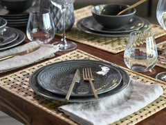 CreaTable, 21627, série Orient Mandala, service de table 18 pièces, service d'assiettes en porcelaine, passe au lave-vaisselle et au micro-ondes, fabriqué en Europe