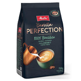 Melitta Barista Perfection 100% Brésil, grains de café entiers, café d'origine unique, 100% Arabica, torréfaction lente, Crema Forte, force 4 Café Naty Shop Brésil 750 grammes