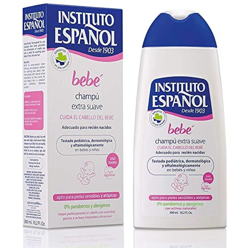 Ligne Bébé Champu Extra Suave - 300 Ml. Enfants - Bain et Soin Naty Shop 6 pièces (1 pack) Aloe Vera