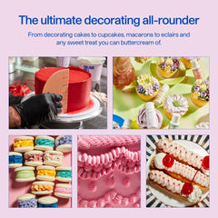 Color Mill Crème au beurre blanche Gloss Frost, Crème au beurre blanche style meringue suisse, Vanille crémeuse, Parfaite pour le glaçage, le pipetage et le remplissage - 1 L Naty Shop Pâte à sucre