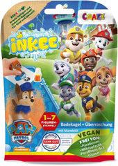INKEE SURPRISE PAW PATROL, Bombe de bain pour enfants avec surprise, saveur cola, effet mousse, 80 grammes Douche et bain Naty Shop