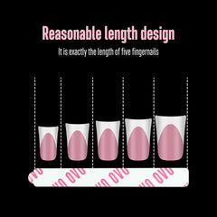 NOVO OVO 360 pièces facile à déchirer à presser sur feuille adhésive transparente double face pour nail art, emballage/stockage/pratique/accessoires, 30 pièces x 12 feuilles