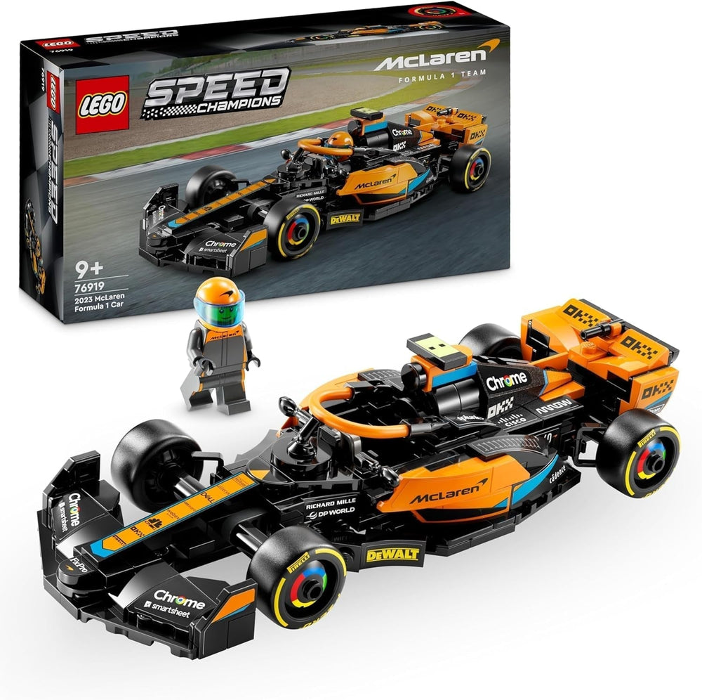LEGO Speed Champions Mclaren Formule 1 Voiture de course 2023 Jouet pour enfants de plus de 9 ans Garçons et filles qui aiment jouer indépendamment Modèle de véhicule à construire Décoration de chambre d'enfant 76919 Ensembles de construction Besuche den LEGO-Store Single