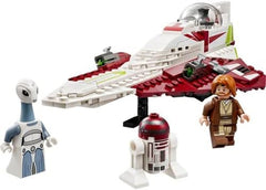 LEGO Star Wars Jedi Starfighter Obi-Wan Kenobi, jouet à construire avec Taun We, figurine de droïde et sabre laser, ensemble Attack of the Clones 75333 Jeux de construction Besuche an LEGO-Store