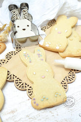 ScrapCooking - Ensemble de pochoirs et pochoirs de Pâques - Moules de Pâques pour gâteaux, gâteaux, fondants - Moules à pâtisserie et pochoirs en bois - Forme arrière pour décoration de gâteaux de Pâques - 2099