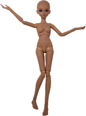 1/3 BJD poupée noir peau brune corps de poupée 60 cm 24 pouces rotule SD poupées articulations mobiles PVC bricolage (Alexia)