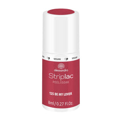 Vernis à ongles UV alessandro Striplac Be My Lover - Délicat et longue durée - S'enlève facilement grâce à la technologie peel-off - Vegan et cruelty-free - 8 ml