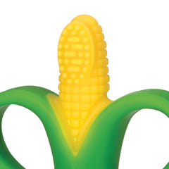 Nuby - Aide à la dentition en épi de maïs - 3M+, Multicolore