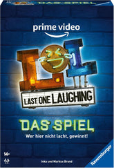 Ravensburger 27524 - Last One Laughing - Le jeu de société basé sur la série, jeu LOL pour 3 à 8 joueurs âgés de 14 ans et plus, plus de 350 tâches pour le défi "Don't Laugh", le jeu de cartes amusant basé sur les saisons 1, 2, 3 et 4 de LOL