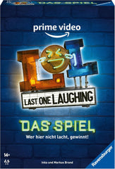 Ravensburger 27524 - Last One Laughing - Jocul de petrecere bazat pe serial, joc LOL pentru 3-8 jucători cu vârsta de 14 ani și peste, peste 350 de sarcini pentru provocarea „Don't Laugh”, jocul de cărți distractiv bazat pe sezoanele 1, 2, 3 și 4 LOL