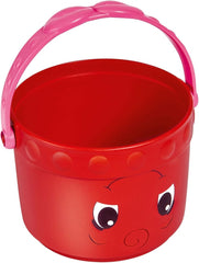 Simba 104010183 - Găleată ABC cu pahar stivuibil, găleată și pahar colorat cu curs de apă și roată de apă, 3 piese, 23cm, de la 12 luni Jucarii Bebe Naty Shop
