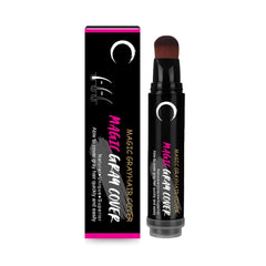 Stylo de teinture capillaire jetable marron noir, couvrant instantanément les racines grises, stylo bâton de crème de couleur rapide, couvrant temporairement les cheveux blancs, Naty Shop noir