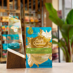 Café de spécialité Café Quindio Bourbon Sidra - Café en grains 100% Arabica d'origine unique Colombie - aux notes naturelles de jasmin et de citron vert (250g) - idéal pour Chemex ou V60