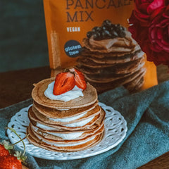 Bett'R Pancake Mix, mélange à pâtisserie biologique, végétalien et sans gluten, 6 x 400 grammes Kitchen Naty Shop