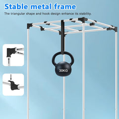 Aygrochy Tente de culture 60 x 60 x 160 cm Tente de culture intérieure avec plateau inférieur amovible réfléchissant en PEVA blanc pour espace de culture des plantes