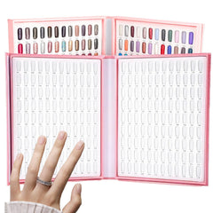 Palette de vernis à ongles 216 couleurs, présentoir à ongles, plaques de carte de couleur de vernis à ongles, nuancier d'ongles, accessoires de vernis à ongles