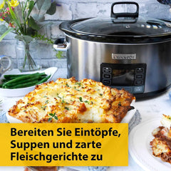 Mijoteuse numérique Crock-Pot Timeselect, 5,6 litres (7 personnes) Mijoteuse Naty Shop