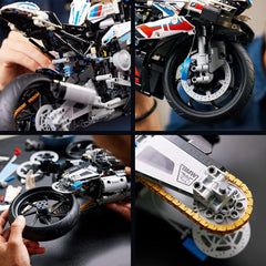 LEGO Technic BMW M 1000 RR Kit de modèle de moto pour adulte comme cadeau artisanal pour hommes et femmes Décoration de maison ou de bureau 42130 Kits de construction Besuche den LEGO-Store