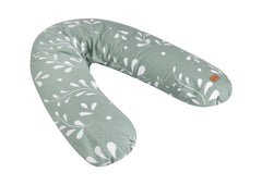 BÉABA, Big Flopsy, coussin d'allaitement multifonction, couchage, allaitement, maintien optimal, relaxation, confort Accessoires Alimentation et Allaitement Bebe Naty Shop Vert