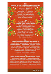 ETS - Thé Noir Chai, Naturland BIO, 20 Sachets de Thé (Pack de 2)