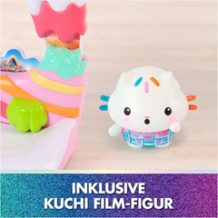 DREAMWORKS GABBY'S DOLLS HOUSE : LE FILM - Ensemble de jeu avec balcon doux de Kuchi avec figurines et accessoires de maison de poupée pour enfants à partir de 3 ans