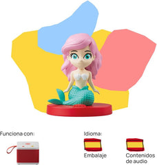 Figura Sonoro - La Sirène et UNE AUTRE histoire... - Histoires et sons pour filles et garçons de 4 à 6 ans, jouets, contenus éducatifs en espagnol Jouets Bebe Naty Shop