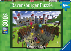Puzzle Ravensburger pour enfants 13334 - Minecraft Cutaway - Puzzle Minecraft XXL 300 pièces pour enfants à partir de 9 ans Puzzle Naty Shop Single