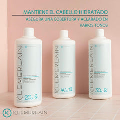 Crème capillaire à l'oxygène. Oxydant capillaire ultra-crème. Teinture capillaire permanente. végétalien. Teinture capillaire - 1000 ml (20 vol., 6%) Teinture capillaire Naty Shop