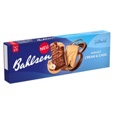 Bahlsen Crème de noisettes et chocolat, 100g, Biscuits croquants fourrés à la crème de noisettes et chocolat au lait (1 x 100g)