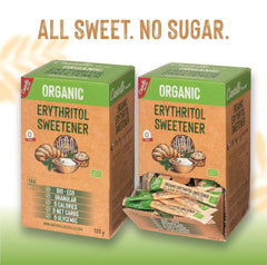 Érythritol biologique naturel | 144 sachets de 5 G, 720 grammes au total Édulcorants Naty Shop