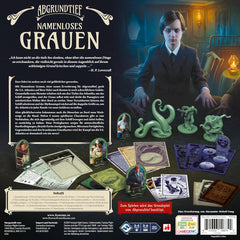 Fantasy Flight Games, Abyss – Horror fără nume, Expansiune, Joc pentru experți, Joc de strategie, 3-6 jucători, Vârste 14+, 120-240 minute, Germană, Multicolor, Colorat