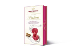RCP Schladerer Pralines à l'alcool de framboise, chocolat au lait, croûte de sucre, garniture liquide, contient de l'alcool, cadeau idéal, 2 x 127 g